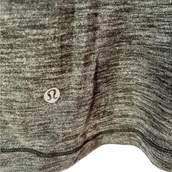 Lululemon Heather Olive Butterfly Strap Top with Built in Bra - Picture 3 of 5